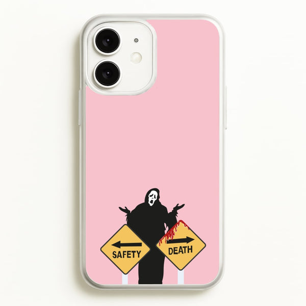 Safety Or Death - Scream - Scream Phone Case for iPhone 11