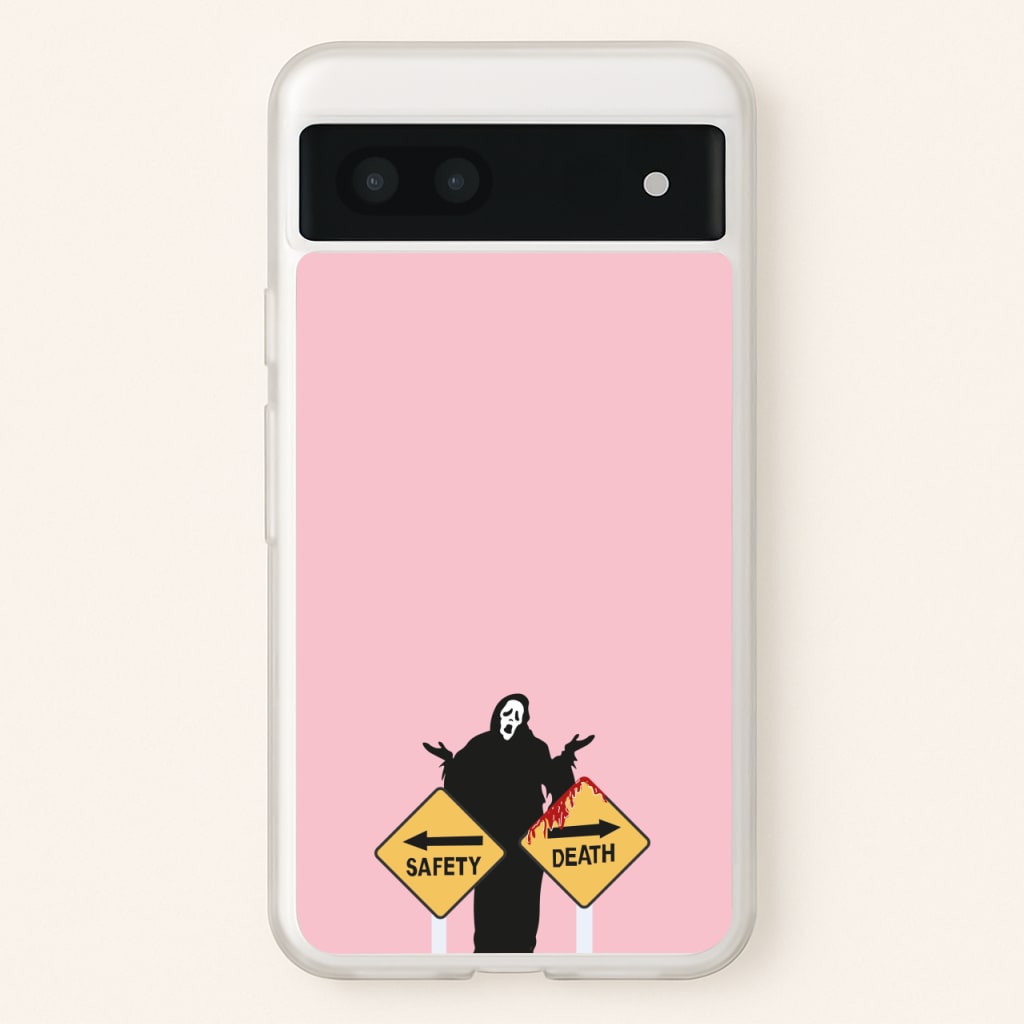 Safety Or Death - Scream - Scream Phone Case for Google Pixel 7a