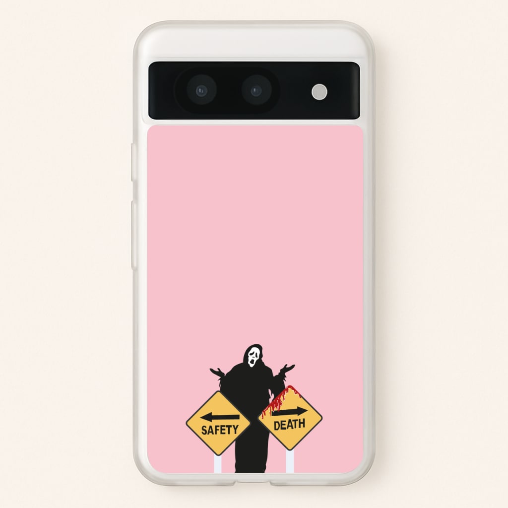 Safety Or Death - Scream - Scream Phone Case for Google Pixel 8a