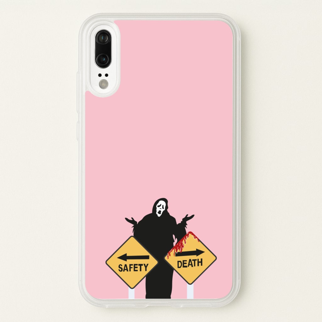 Safety Or Death - Scream - Scream Phone Case for Huawei P20