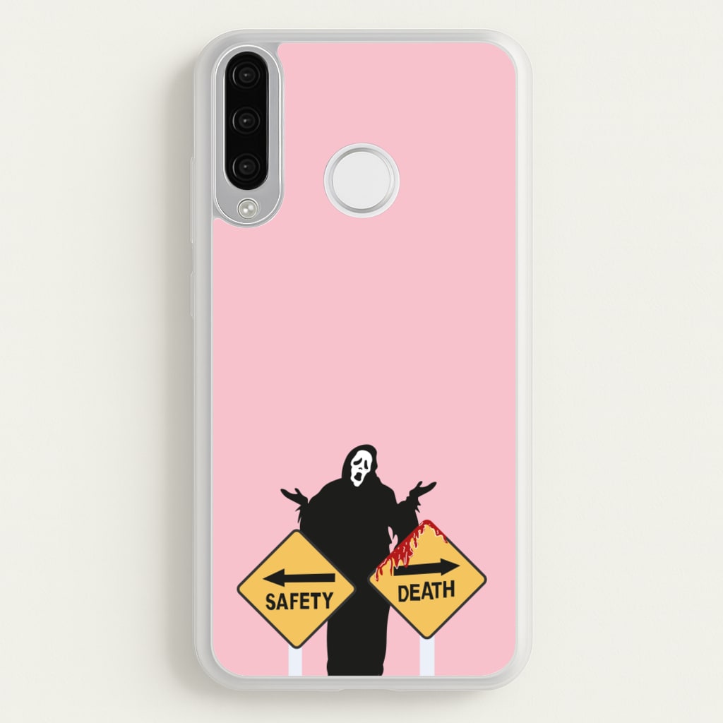 Safety Or Death - Scream - Scream Phone Case for Huawei P30 Lite