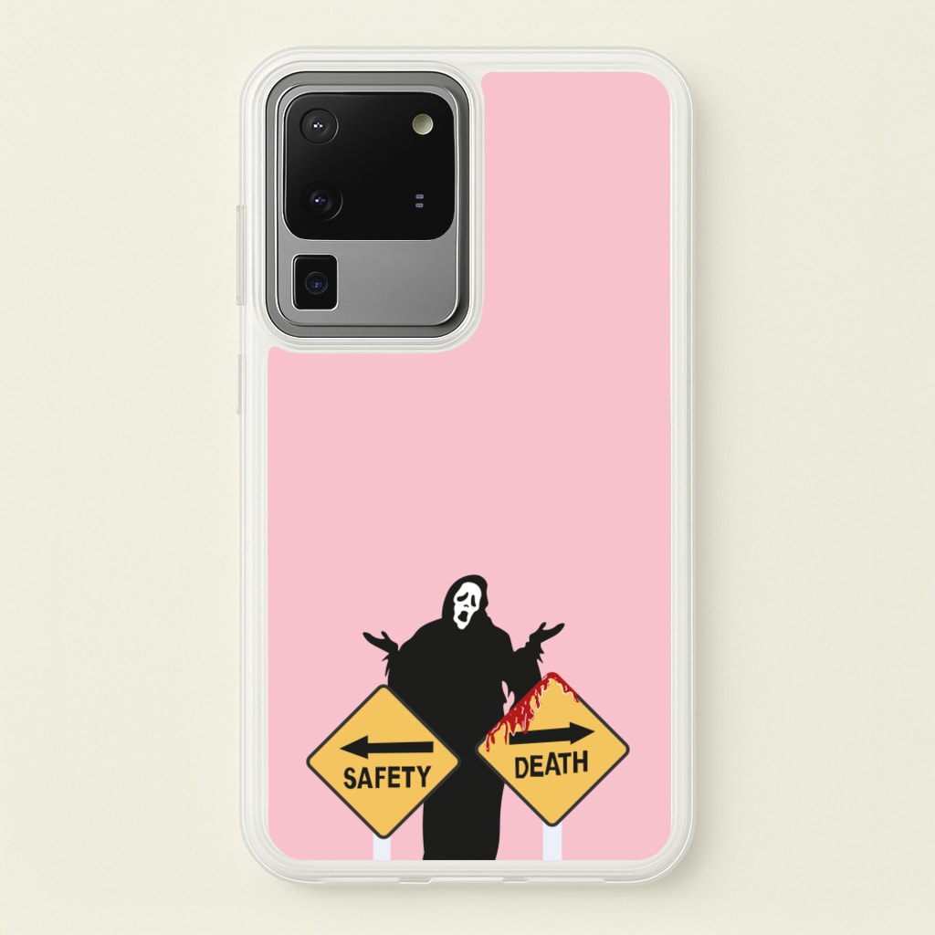 Safety Or Death - Scream - Scream Phone Case for Galaxy S20 Ultra