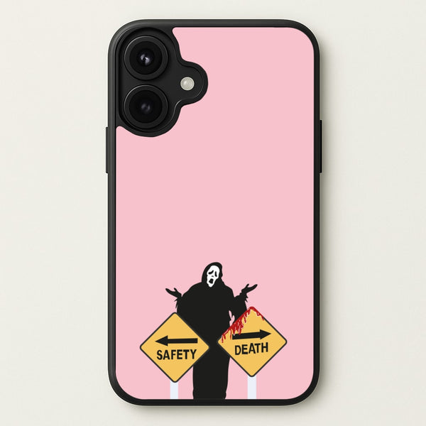 Safety Or Death - Scream Phone Case for iPhone 17