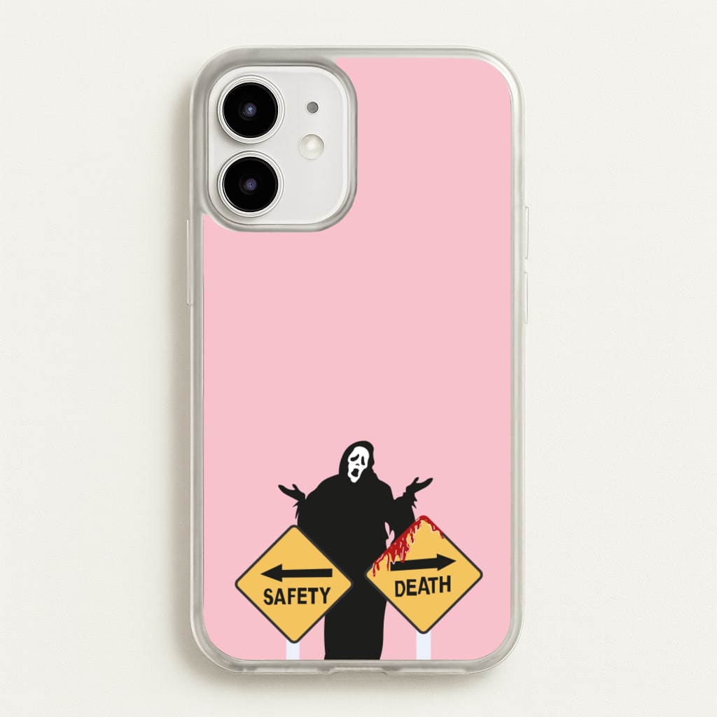 Safety Or Death - Scream - Scream Phone Case for iPhone 12 / 12 Pro