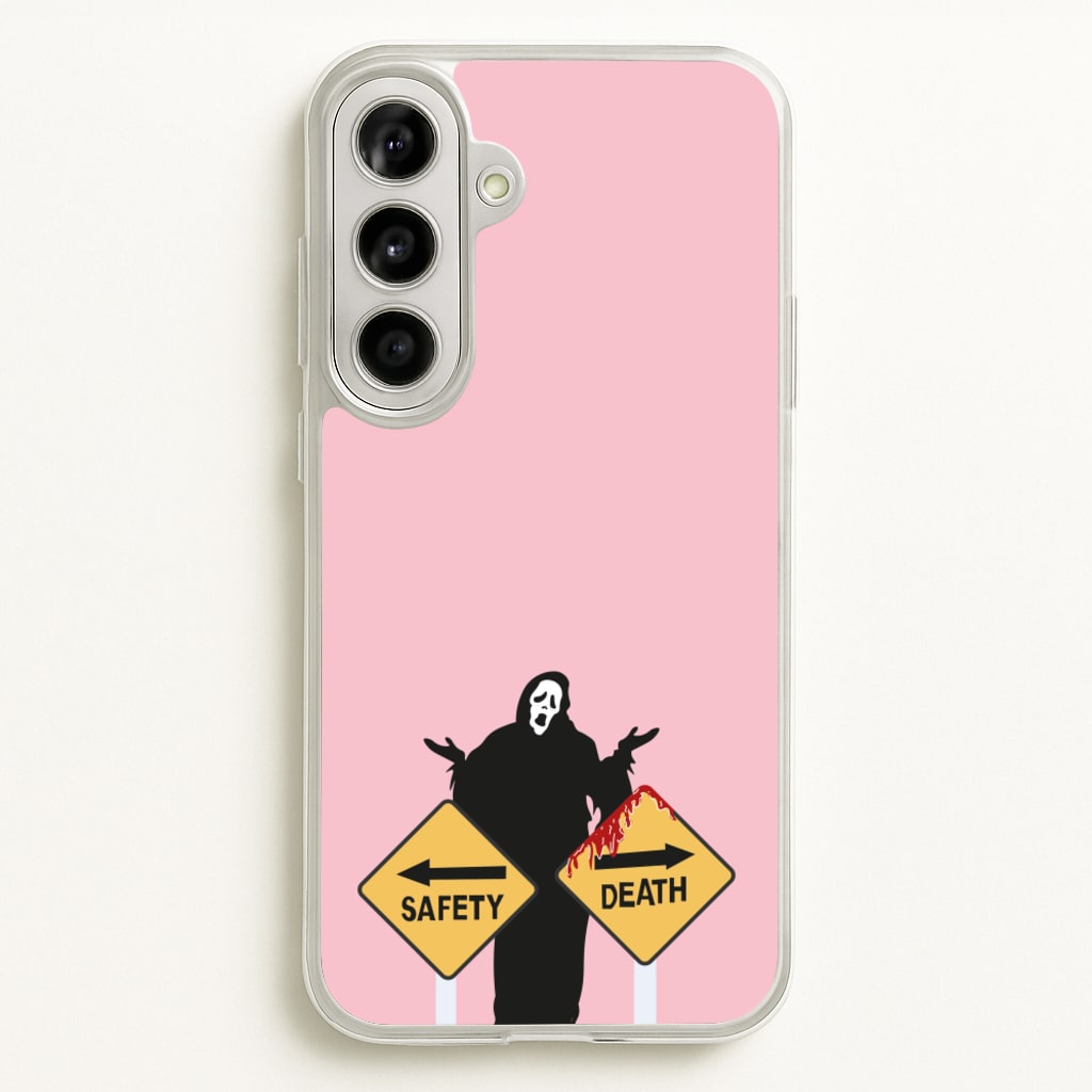 Safety Or Death - Scream - Scream Phone Case for Galaxy A56