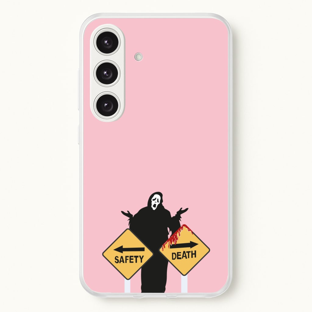 Safety Or Death - Scream - Scream Phone Case for Galaxy S25 Plus