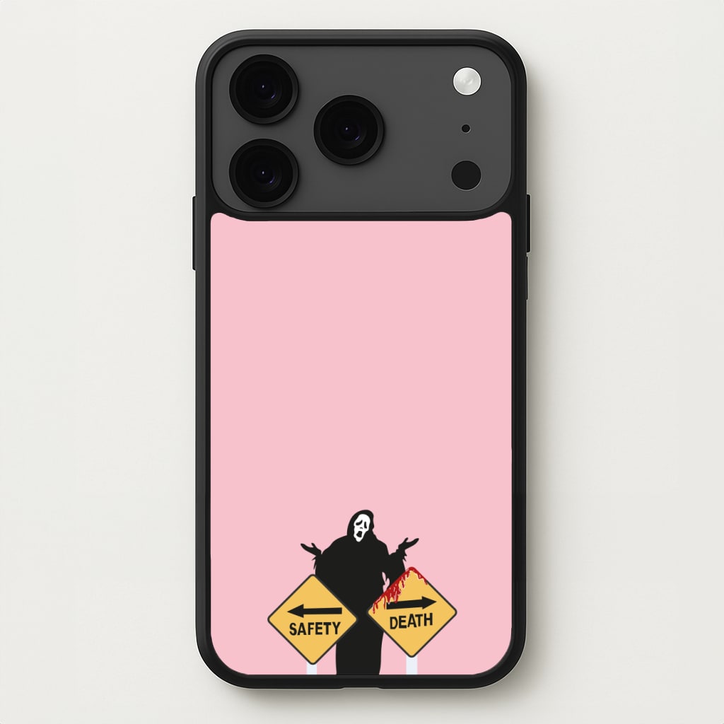 Safety Or Death - Scream Phone Case for iPhone 17 Pro