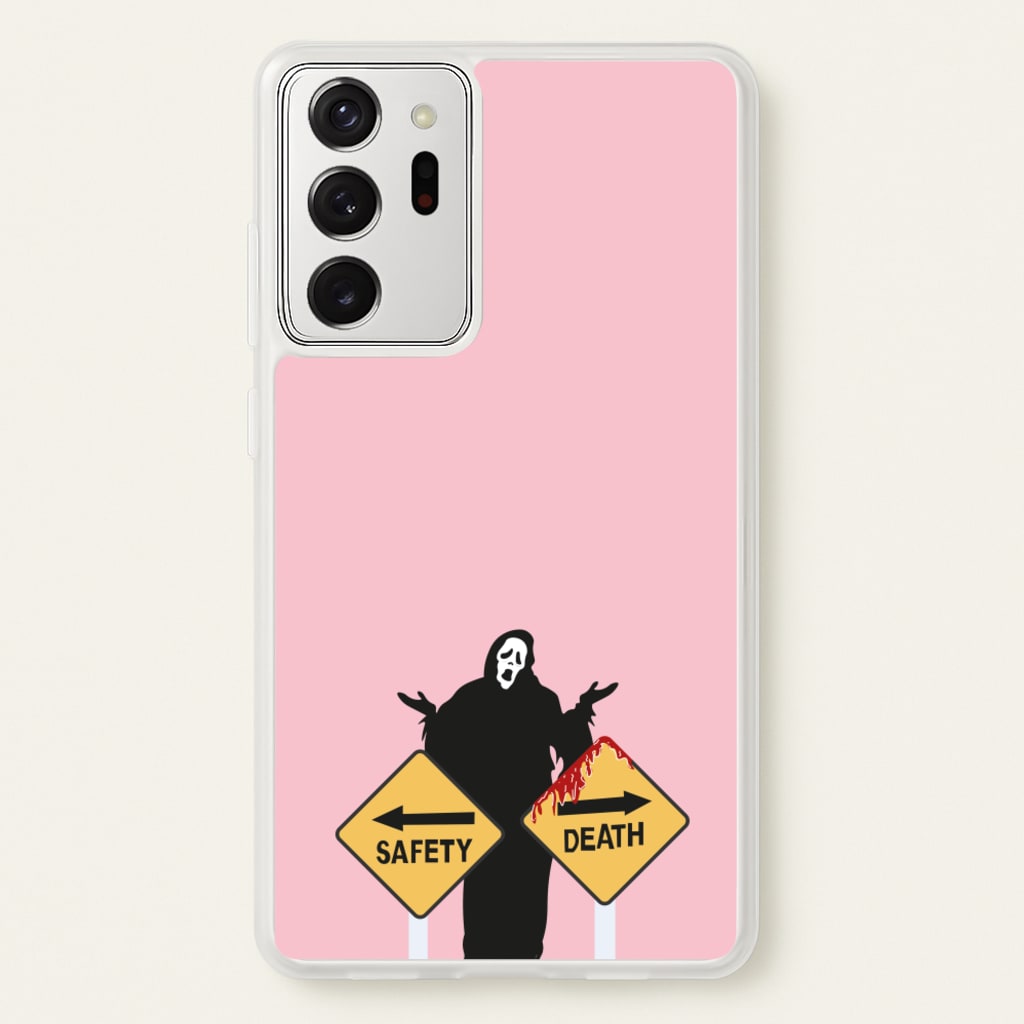 Safety Or Death - Scream - Scream Phone Case for Galaxy Note 20 Ultra