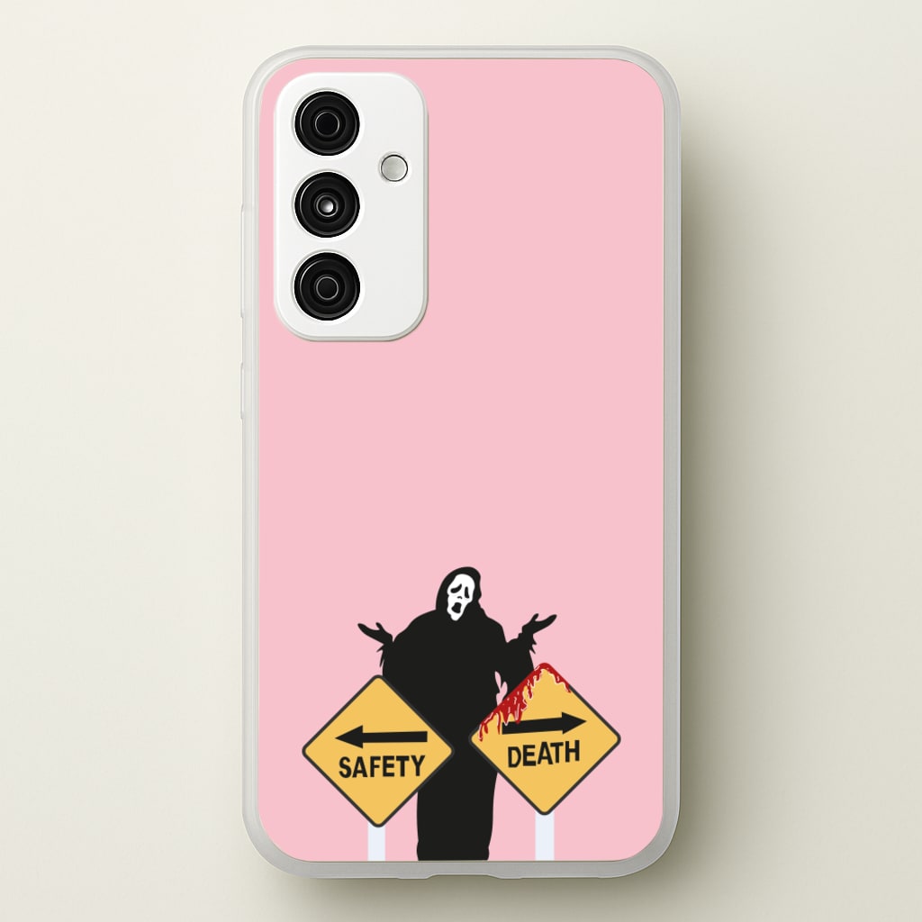 Safety Or Death - Scream - Scream Phone Case for Galaxy A55