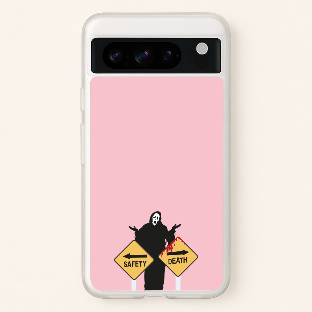 Safety Or Death - Scream - Scream Phone Case for Google Pixel 8 Pro