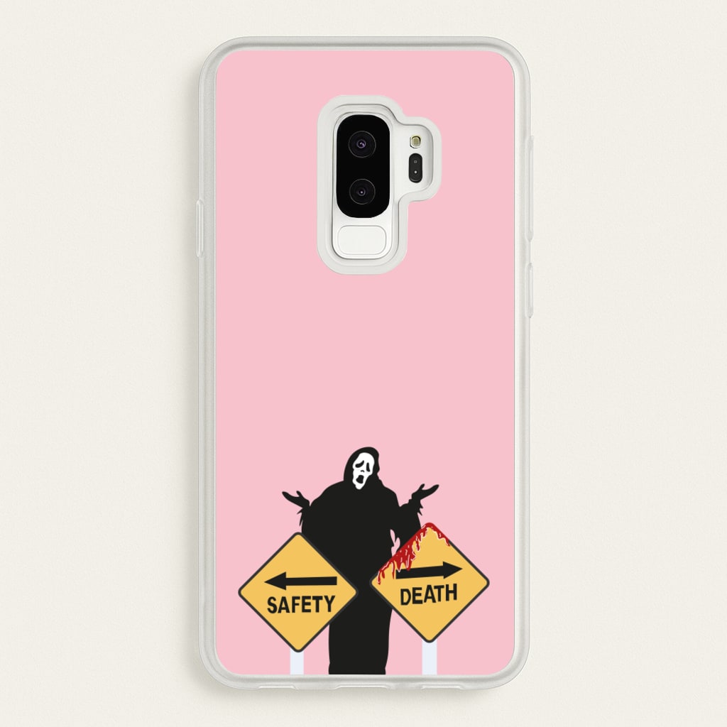 Safety Or Death - Scream - Scream Phone Case for Galaxy S9 Plus