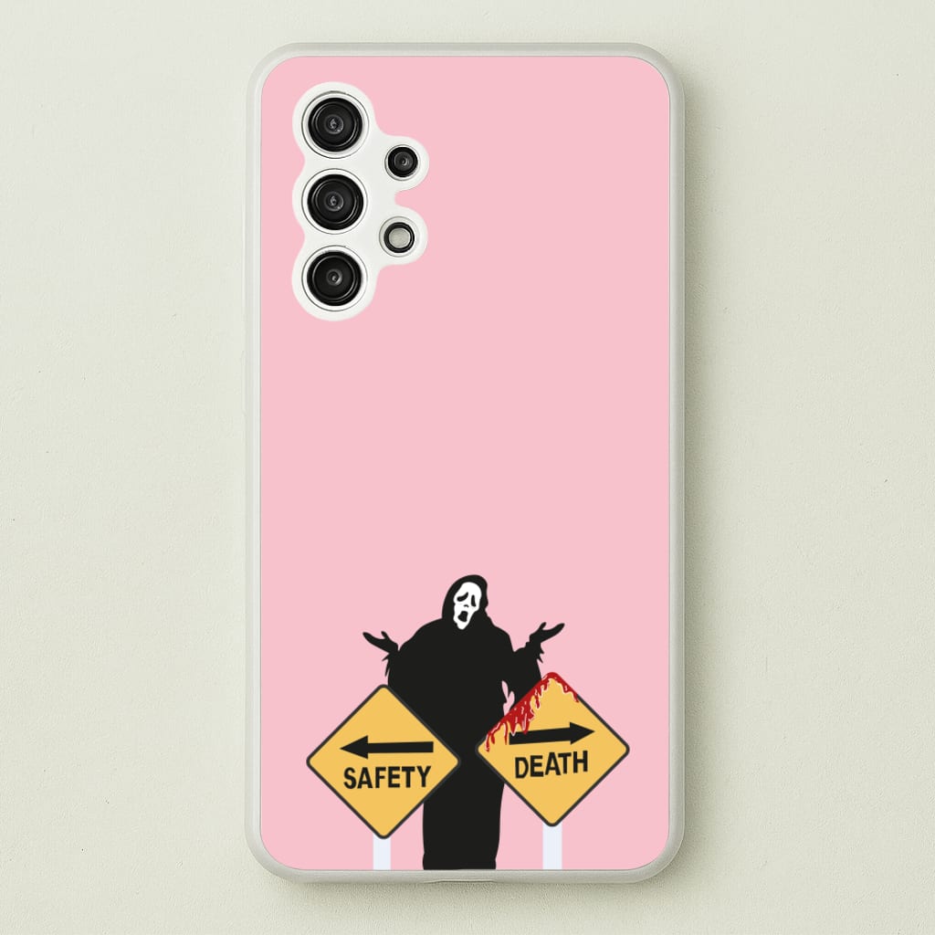 Safety Or Death - Scream - Scream Phone Case for Galaxy A13