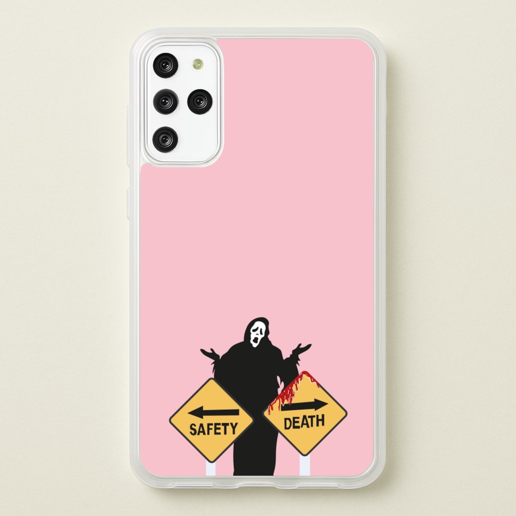 Safety Or Death - Scream - Scream Phone Case for Galaxy S20 Plus