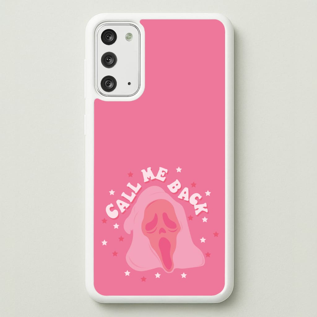Call Me Back Ghostface - Scream - Scream Phone Case for Galaxy Note 20
