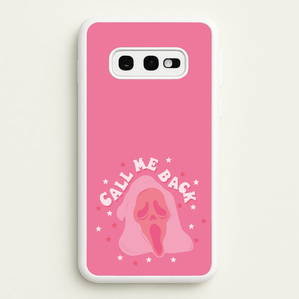 Call Me Back Ghostface - Scream - Scream Phone Case for Galaxy S10e
