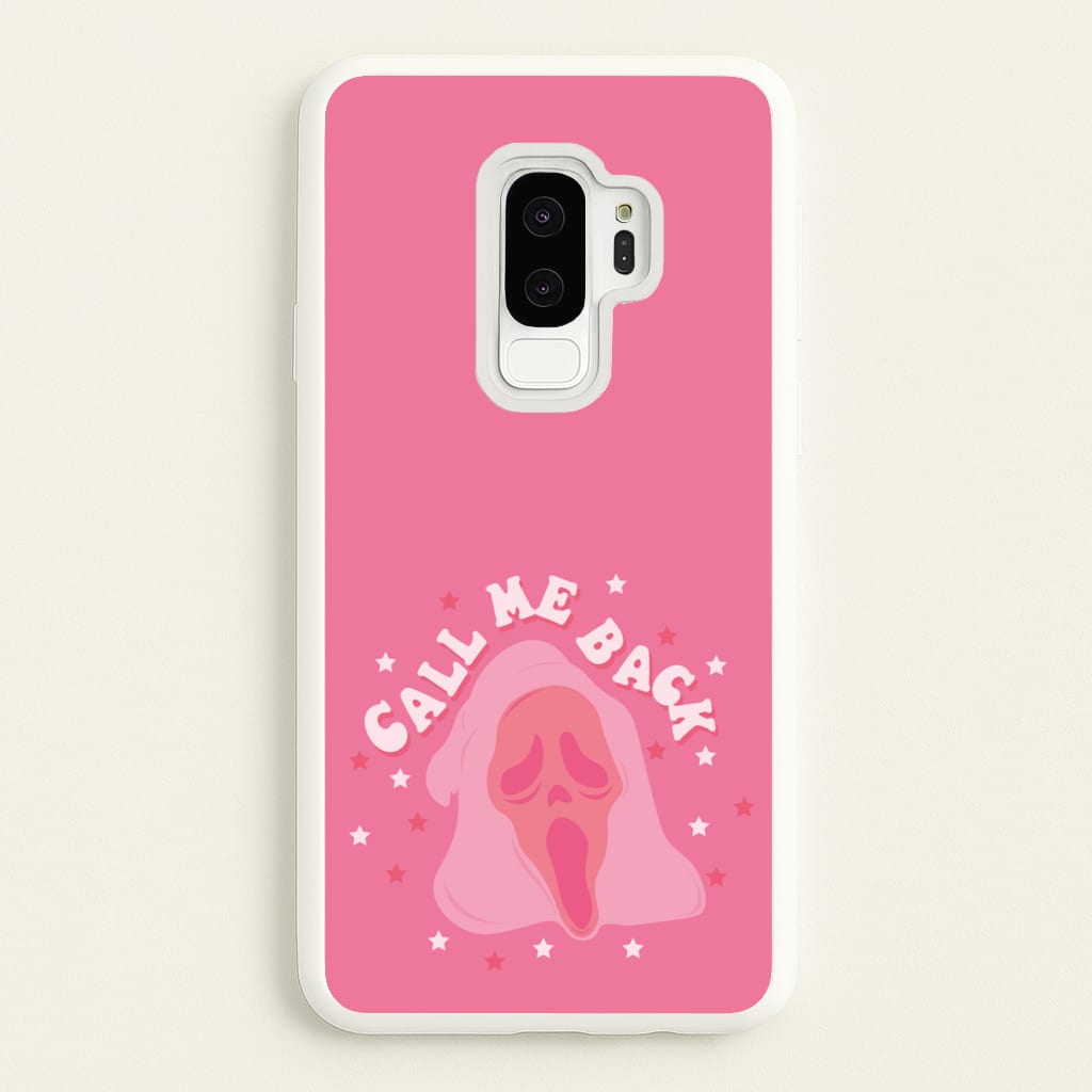 Call Me Back Ghostface - Scream - Scream Phone Case for Galaxy S9 Plus
