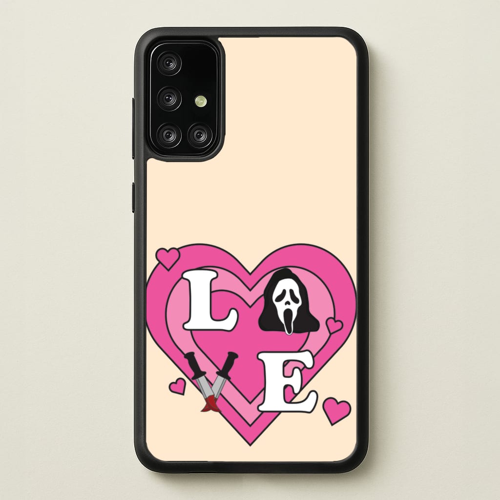 Love Ghost - Scream Phone Case for Galaxy A71