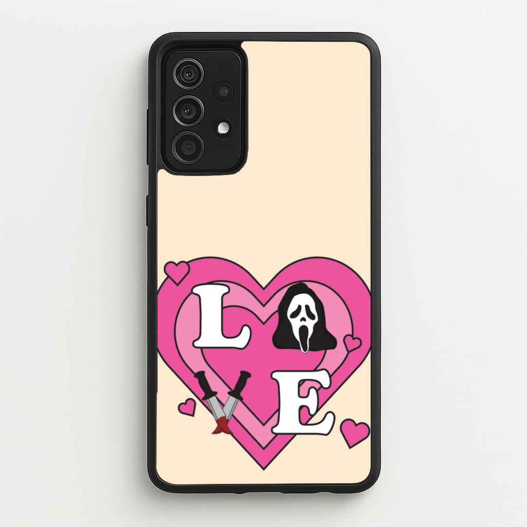 Love Ghost - Scream Phone Case for Galaxy A52 / A52s