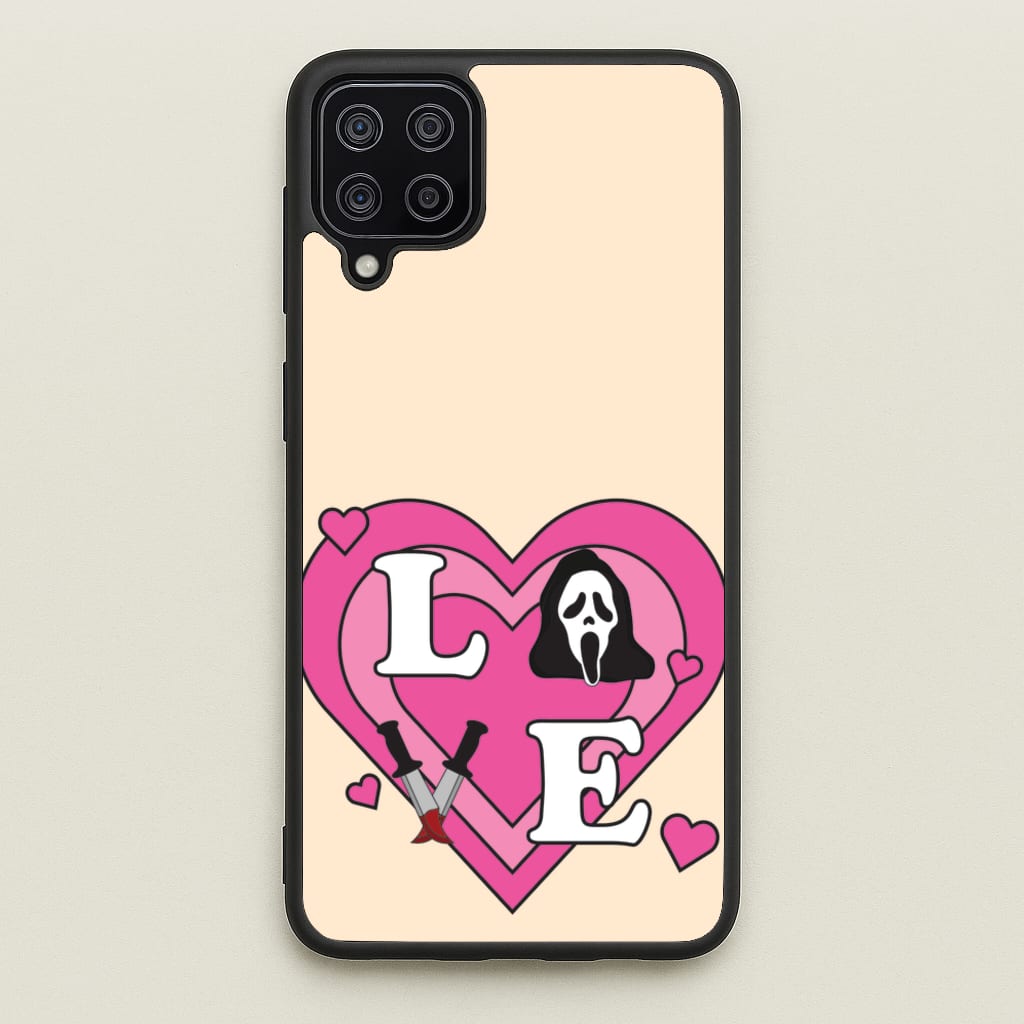 Love Ghost - Scream Phone Case for Galaxy A12