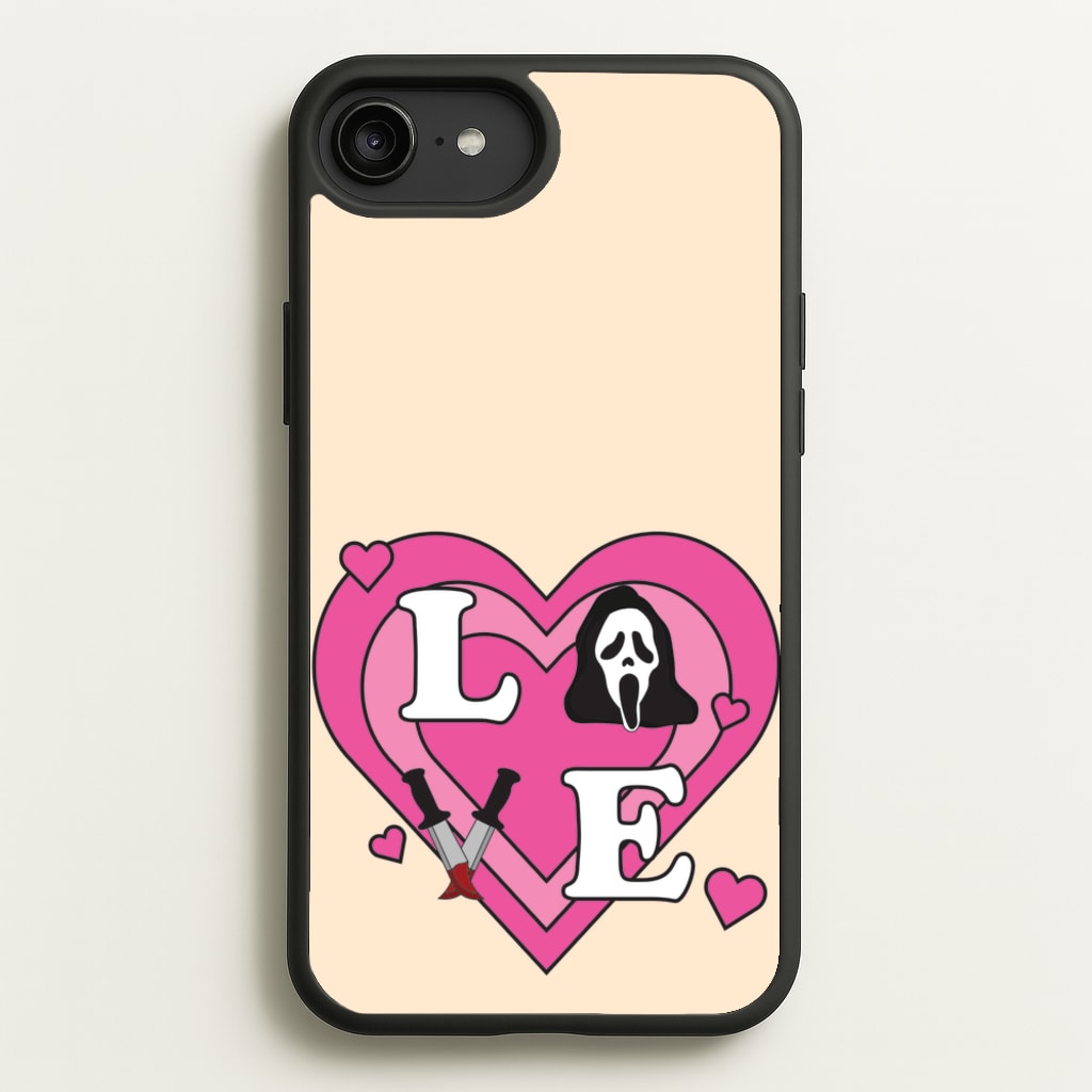 Love Ghost - Scream Phone Case for iPhone 6 Plus / 7 Plus / 8 Plus
