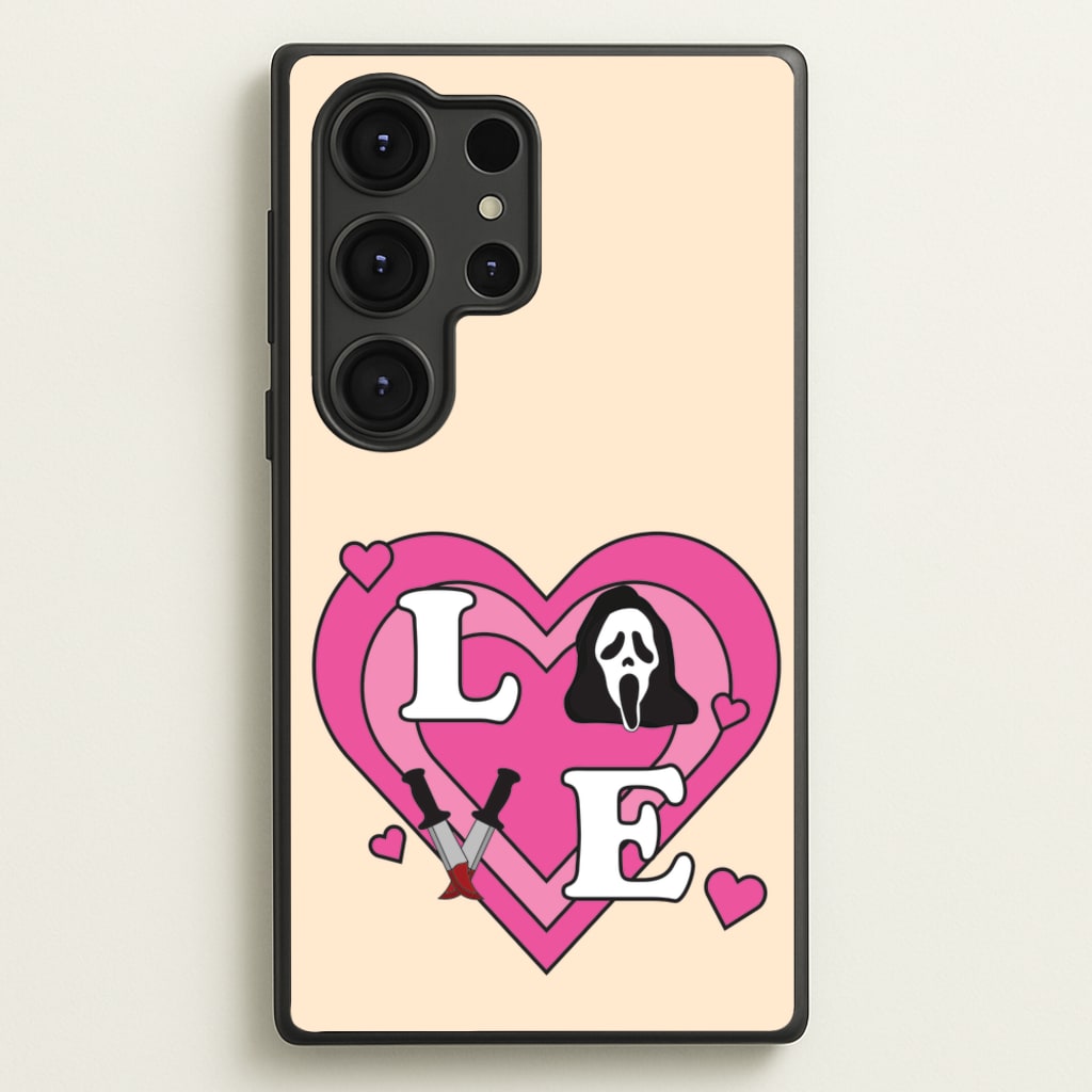 Love Ghost - Scream Phone Case for Galaxy S25 Ultra