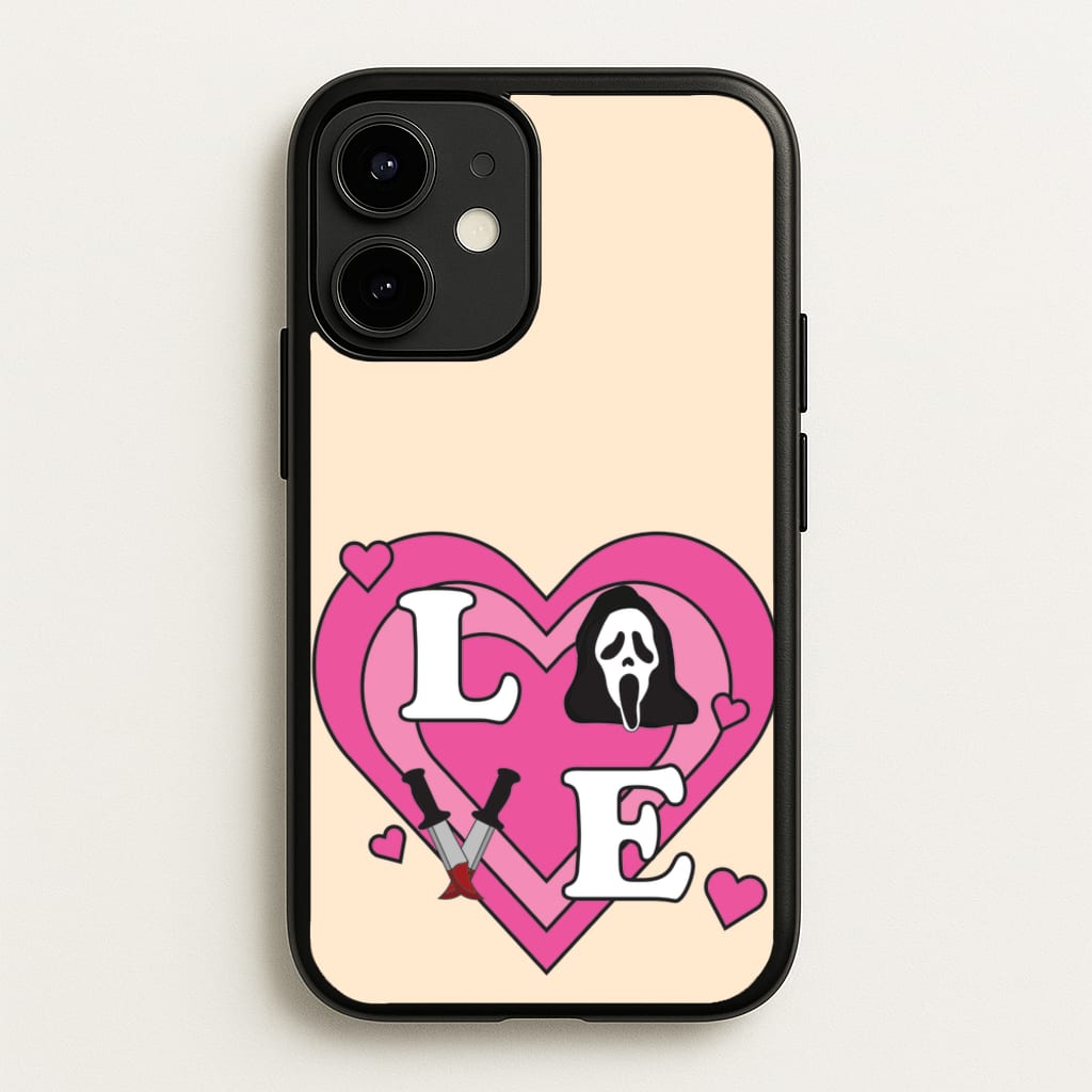 Love Ghost - Scream Phone Case for iPhone 12 / 12 Pro