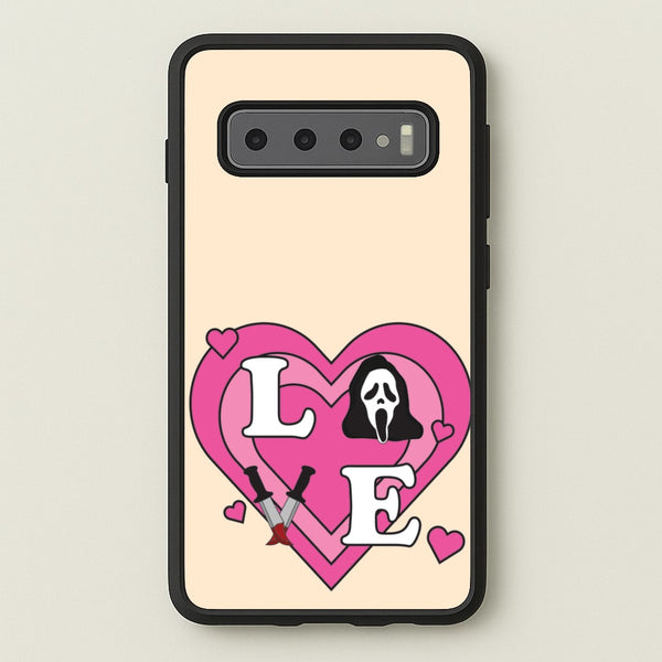 Love Ghost - Scream Phone Case for Galaxy S10 Plus