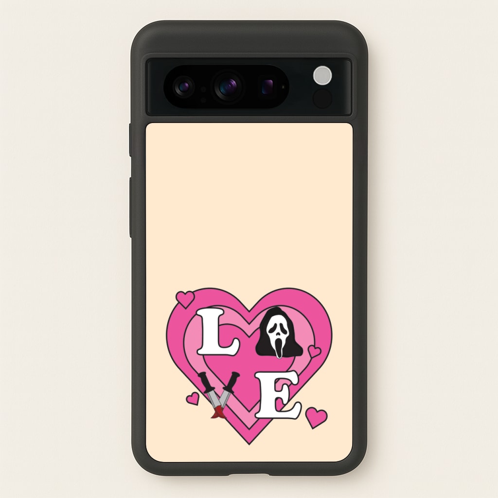 Love Ghost - Scream Phone Case for Google Pixel 8 Pro