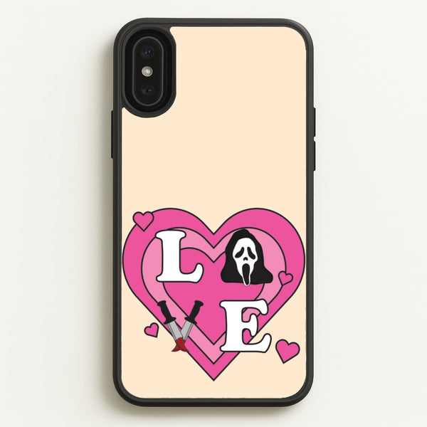 Love Ghost - Scream Phone Case for iPhone XS Max