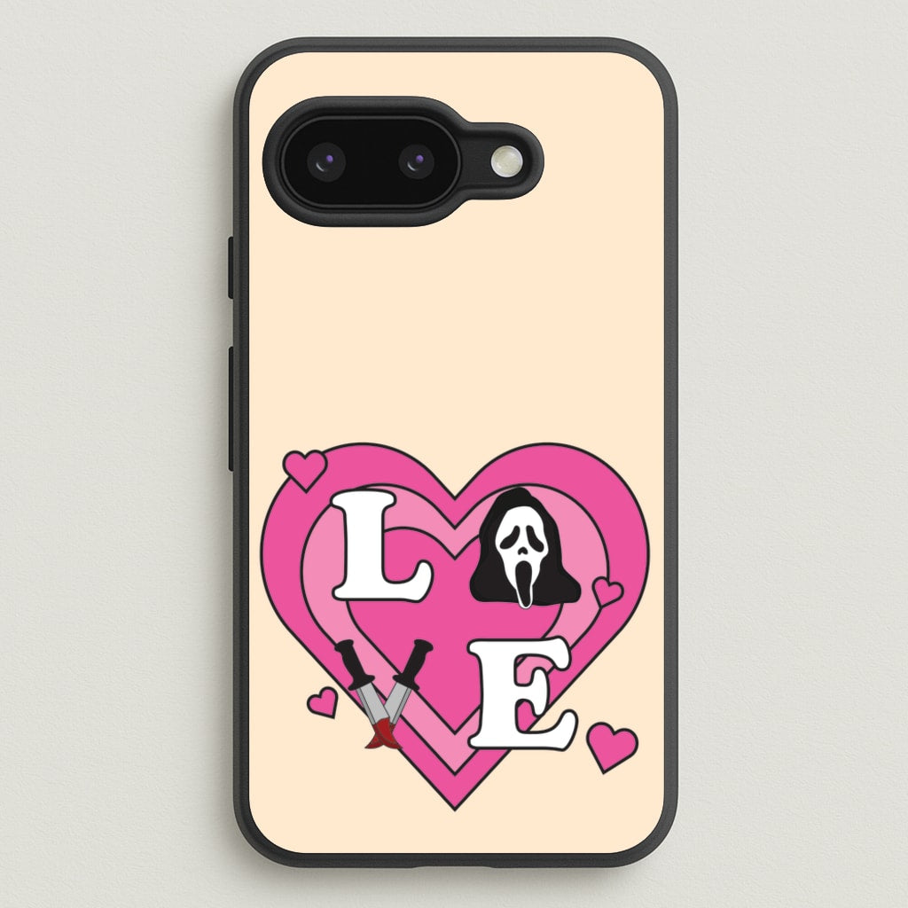 Love Ghost - Scream Phone Case for Google Pixel 9a