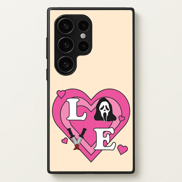 Love Ghost - Scream Phone Case for Galaxy S24 Ultra