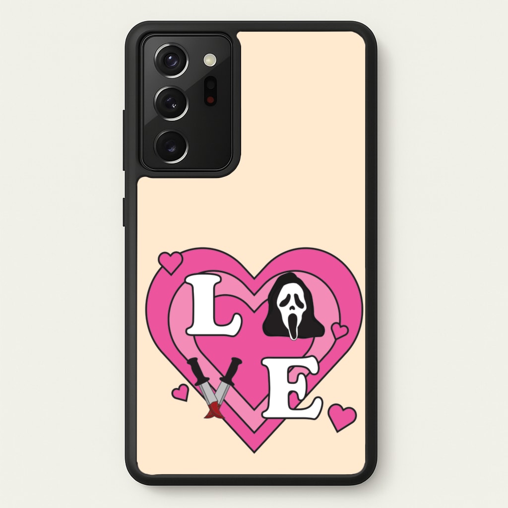 Love Ghost - Scream Phone Case for Galaxy Note 20 Ultra