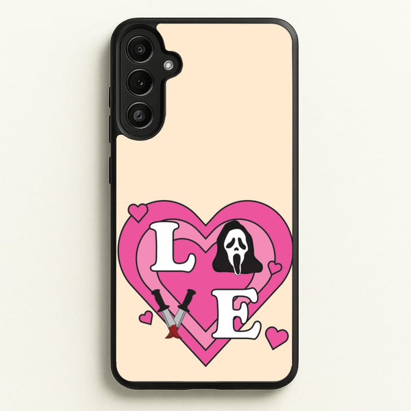 Love Ghost - Scream Phone Case for Galaxy A34