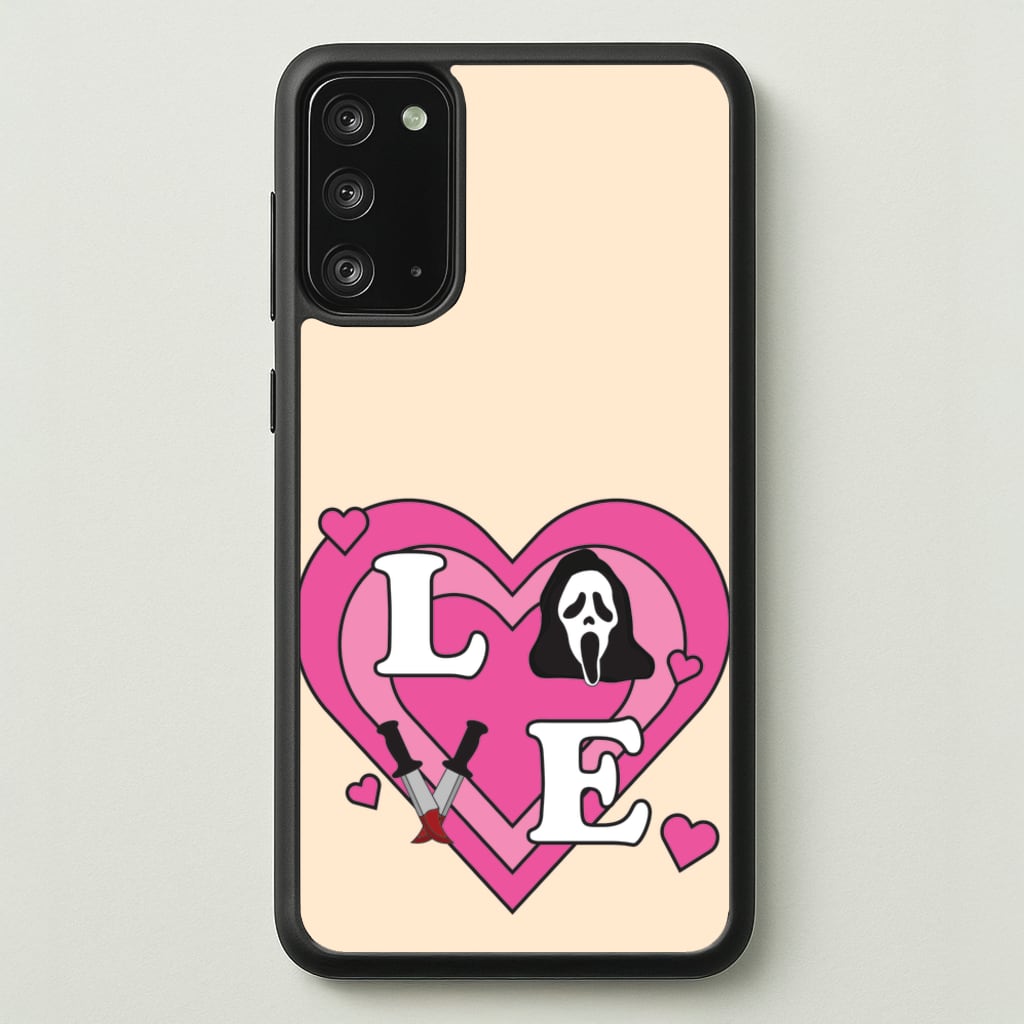 Love Ghost - Scream Phone Case for Galaxy Note 20