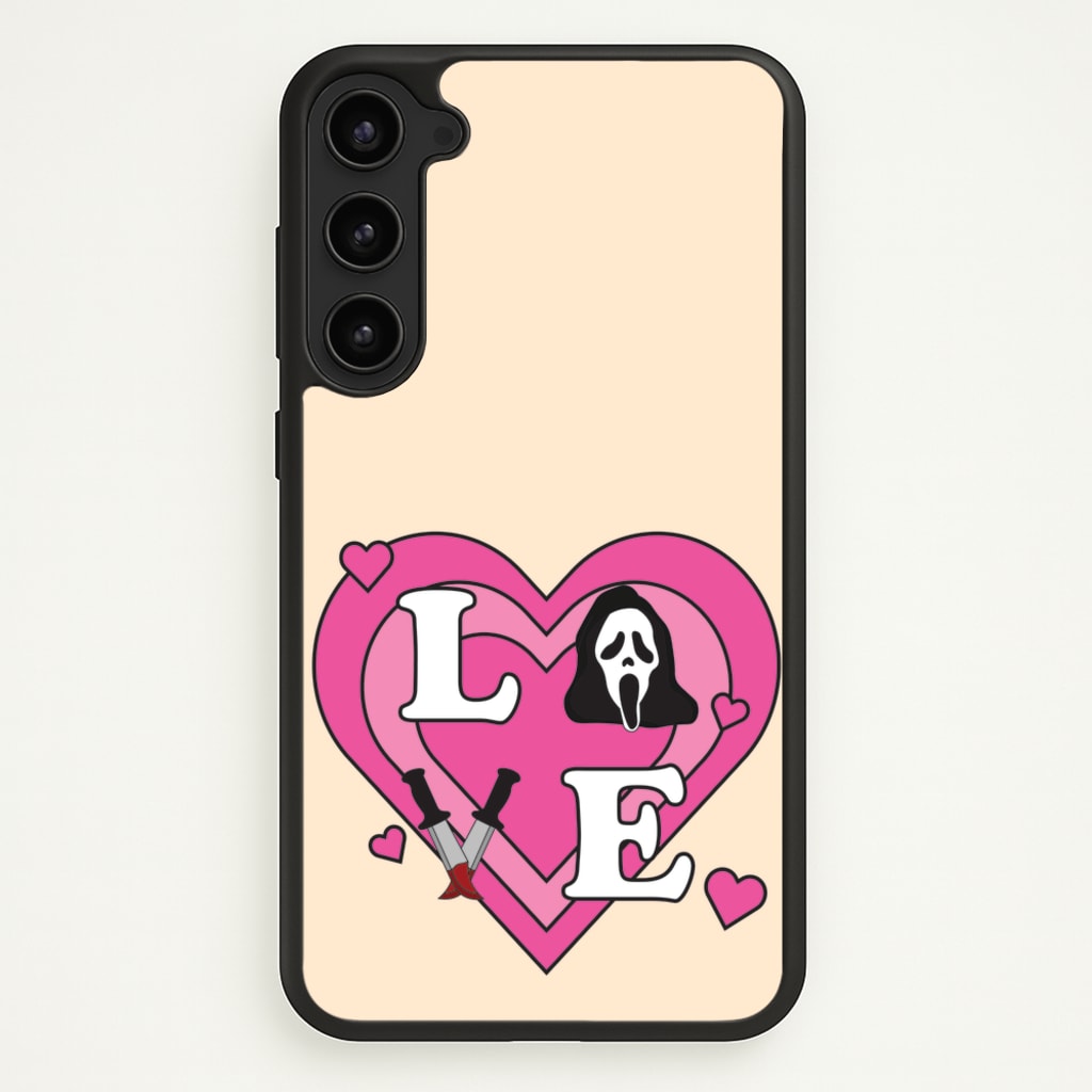 Love Ghost - Scream Phone Case for Galaxy S23