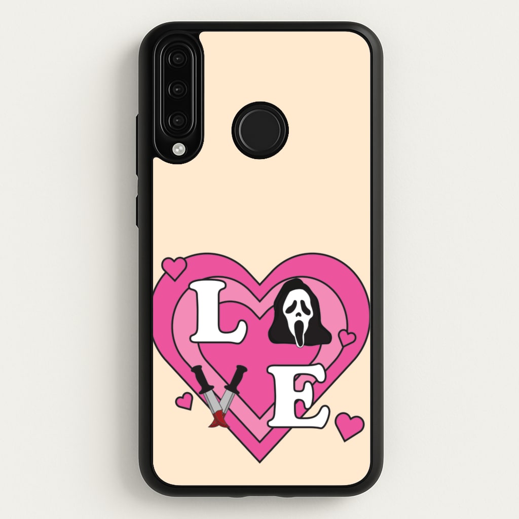 Love Ghost - Scream Phone Case for Huawei P30 Lite