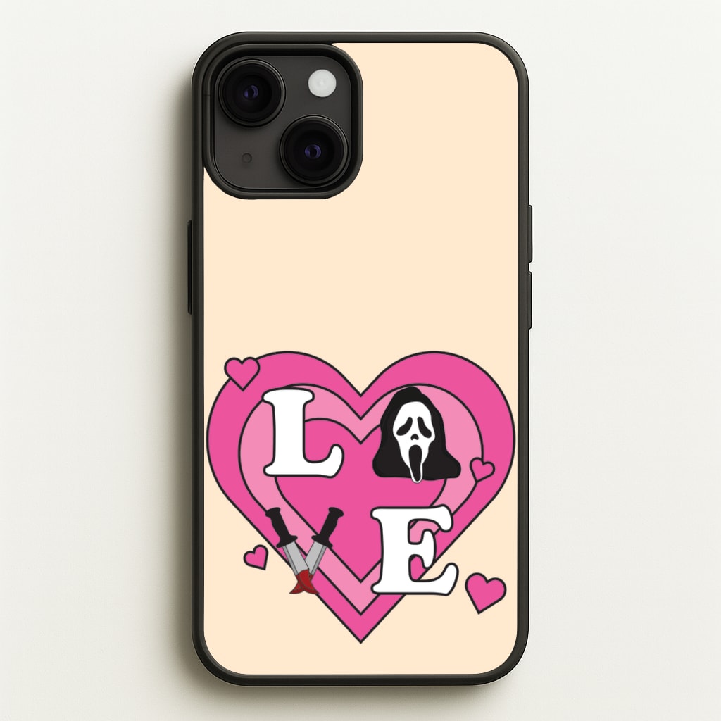 Love Ghost - Scream Phone Case for iPhone 13 Mini