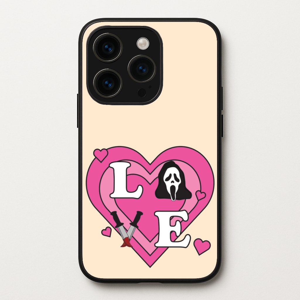 Love Ghost - Scream Phone Case for iPhone 15 Pro