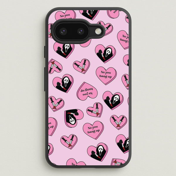 No You Hang Up Love Hearts - Scream Phone Case for Google Pixel 9a
