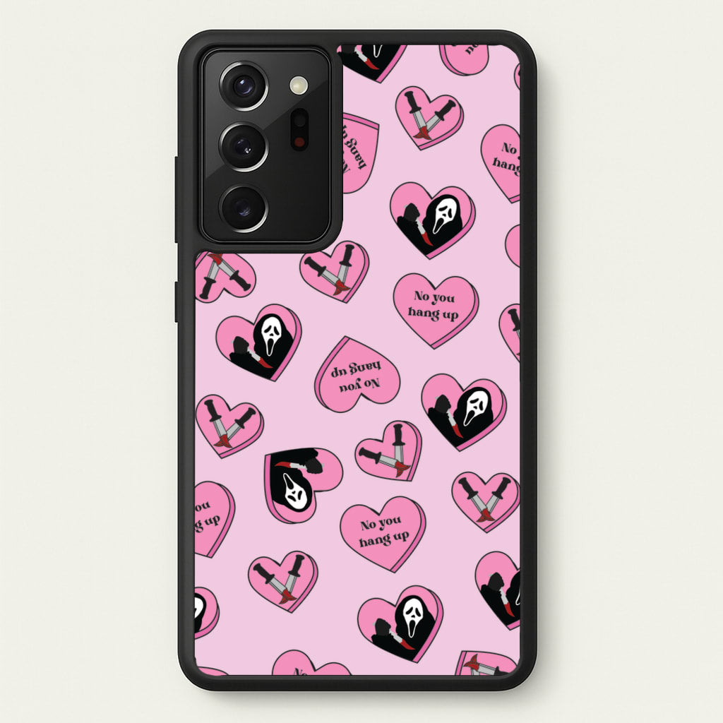 No You Hang Up Love Hearts - Scream Phone Case for Galaxy Note 20 Ultra