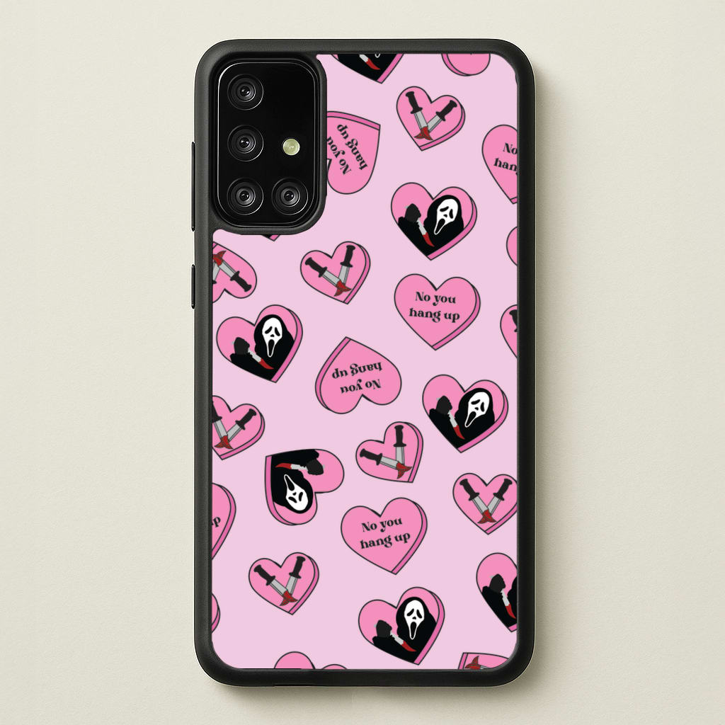No You Hang Up Love Hearts - Scream Phone Case for Galaxy A71