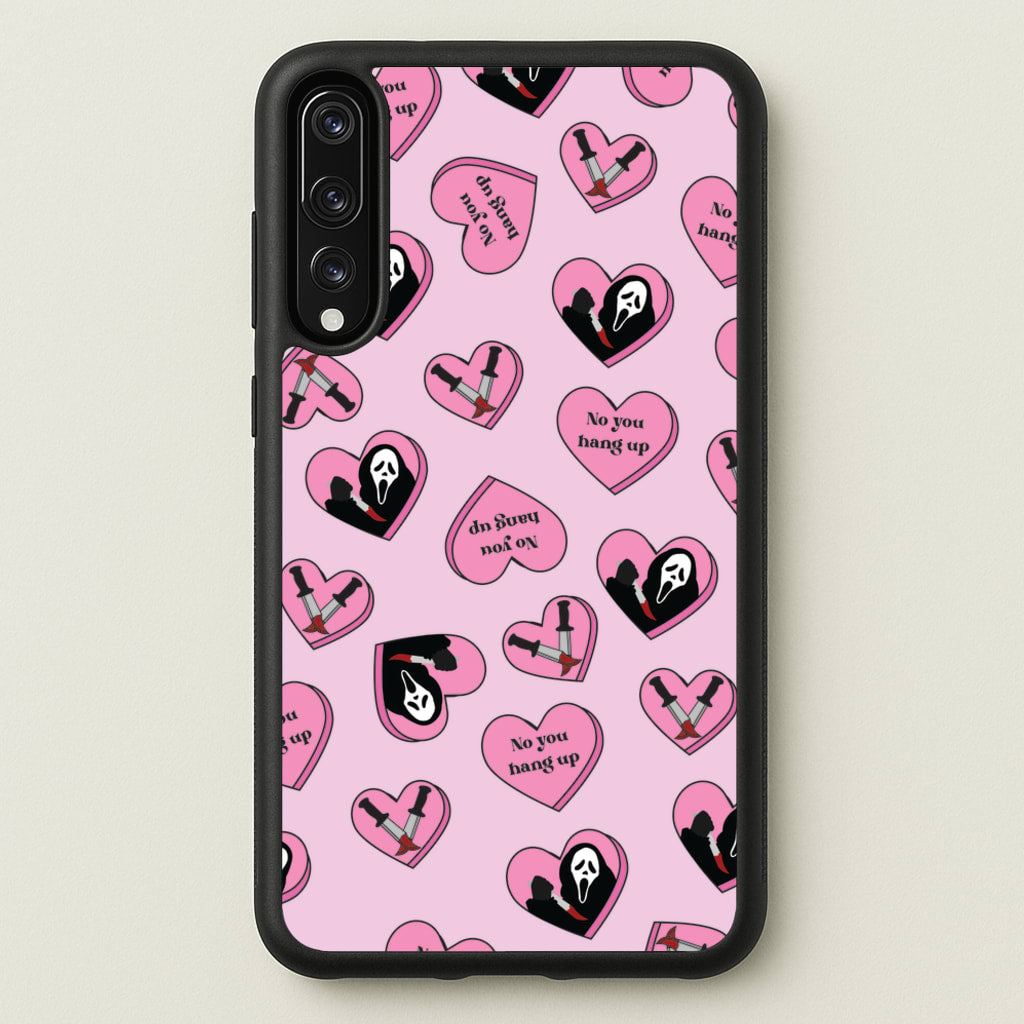 No You Hang Up Love Hearts - Scream Phone Case for Huawei P20 Pro