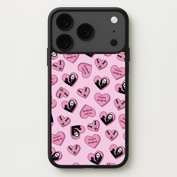 No You Hang Up Love Hearts Phone Case for iPhone 17 Pro Max