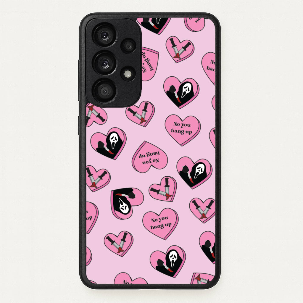 No You Hang Up Love Hearts - Scream Phone Case for Galaxy A33