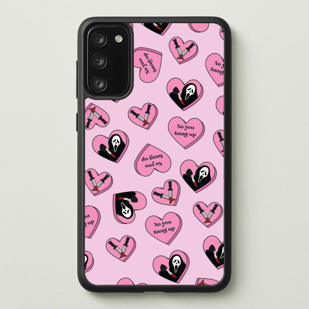 No You Hang Up Love Hearts - Scream Phone Case for Galaxy S20