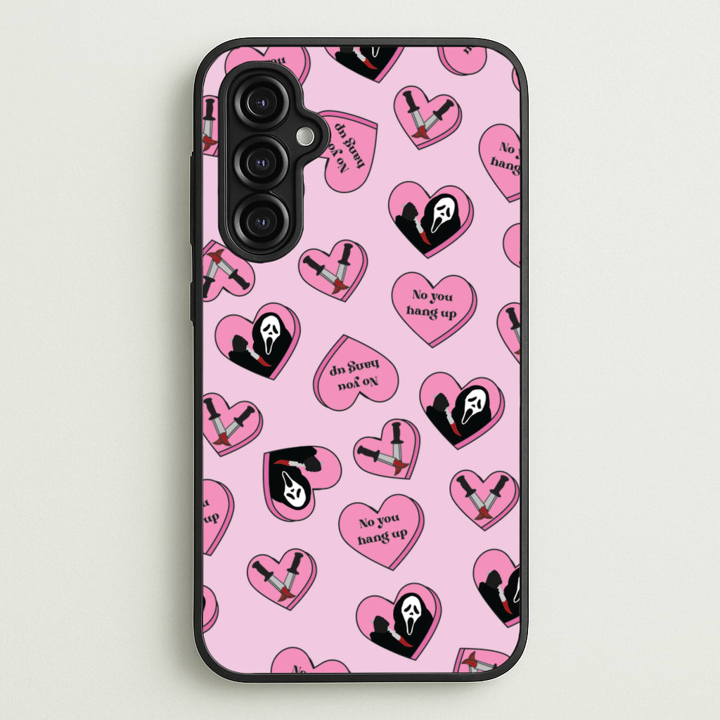 No You Hang Up Love Hearts - Scream Phone Case for Galaxy A14