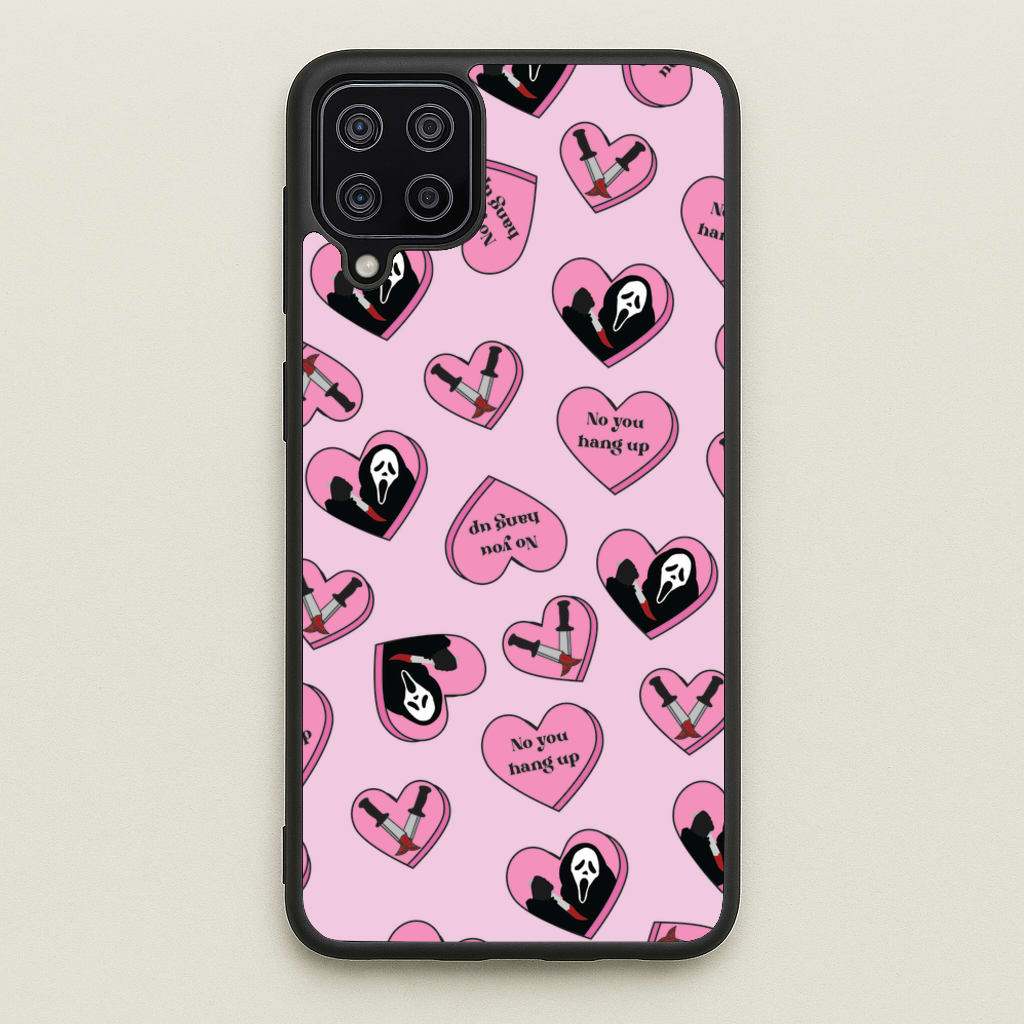 No You Hang Up Love Hearts - Scream Phone Case for Galaxy A12