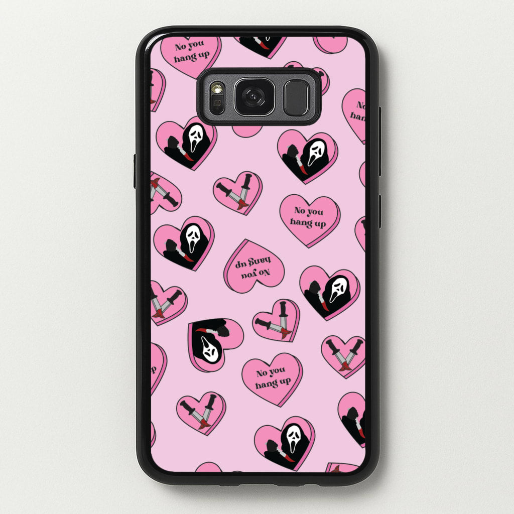 No You Hang Up Love Hearts - Scream Phone Case for Galaxy S8