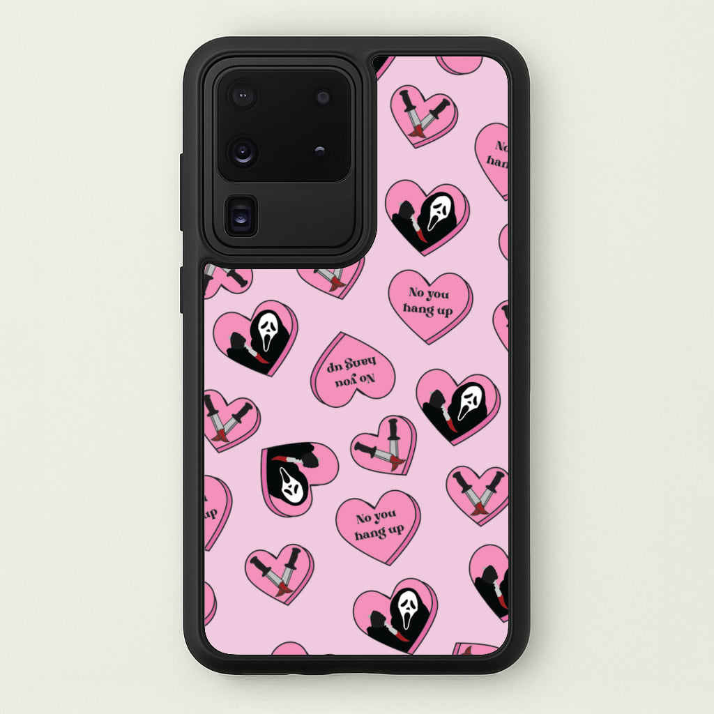 No You Hang Up Love Hearts - Scream Phone Case for Galaxy S20 Ultra