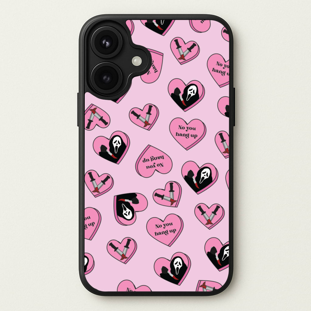 No You Hang Up Love Hearts Phone Case for iPhone 17